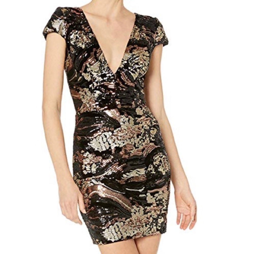Dress the Population Zoe Cap sleeve dress